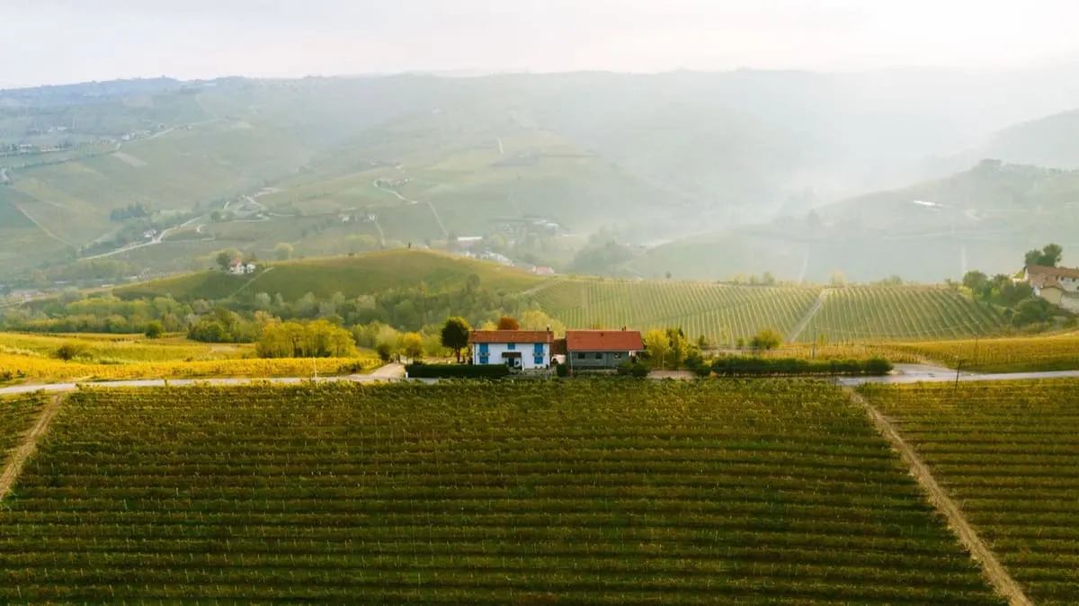 La campagna intorno, verso sera